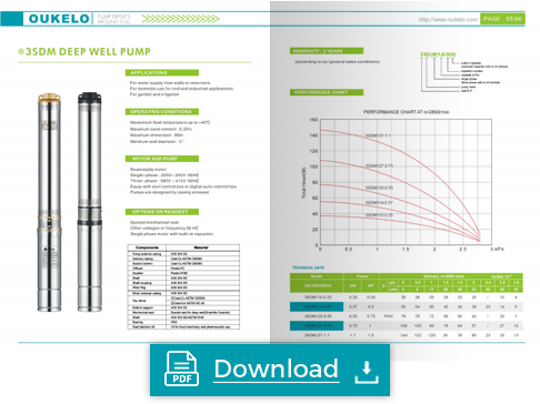 submersible water pump